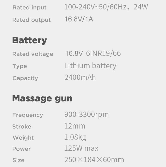 Booster Pro Deep Tissue Massage Gun UX